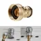 23mm Universal Water Pipe Adaptor Kitchen Brass Tap Hose Connector Tube Fitting Household Kitchen