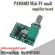 PAM8403 5V Power Audio Amplifier Board 2 Channel 3W W Volume Control / USB Power