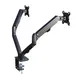 Hyvarwey G08-24 Dual Monitor Desktop Mount Bracket for 13 to 27-Inch LCD Screens Rotate & Tilt