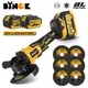 125MM Brushless Electric Angle Grinder M14 Angle Power Tool with 2PCS Lithium-Ion Battery Cutting