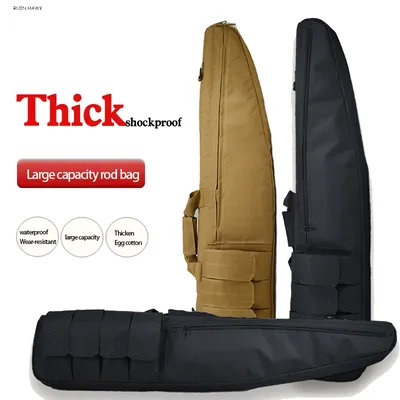 Rifle Gun Backpack 98CM / 118CM Tactical Hunting Gun Bag Outdoor Paintball CS Air Gun Case Heavy Duty Gun Bag With Cushion