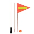 Bicycle Safety Flag Children Bike Safety Triangular Flag With Mounting Bracket For Boys Girls