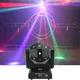 Powerful Dj Laser Led Strobe 3 IN 1 Moving Head Light Unlimited Rotate Good Effect Use For Party KTV