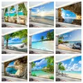 Wallpaper Wall 3D Painting Beach Custom Mural Large for Living Room TV Sofa Bedroom Study Home Decor