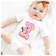 It's My 1st Birthday Minnie Mouse Print Baby Bodysuit Infant First Birthday Party Clothes Cotton