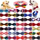 New 50/100 pcs Dog Collar Bow Tie Double Dog Bows Dog Supplies Removable Pet Dog Bowties Collar