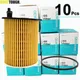 QTY 10 Engine Oil Filters For Citroen C4 C-ELYSEE DS4 Nemo Xsara Ford Focus Peugeot 206 308 Suzuki