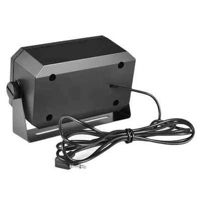 7W External Speaker For Car Sound Box Loudspeaker Boxes 400Hz with 3.5mm Audio Jack 6ft Power Cable