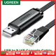 Ugreen USB to RJ45 Console Cable RS232 Serial Adapter for Cisco Router 1.5m USB RJ 45 8P8C Converter