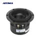 AIYIMA 1Pcs 4 Inch Subwoofer Speakers 4/8 Ohm 80W HiFi Bass Audio Fiberglass Basin Low Frequency