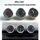 Praktische Automobil Digitaluhr Mini Auto Uhr Kfz-Thermometer Hygrometer Dekoration Ornament Uhr
