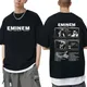 Rapper Eminem World Tour Graphic T Shirts Men's Women Hip Hop Trend T-shirt Summer Fashion Cotton