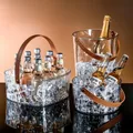 Tragbarer Kunststoff-Eis kübel für Bier kühle Kälte für Wein Champagner Spirituosen Partys