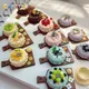 1/12 Dollhouse Decoration Simulation Scene Toy Delicious Dessert Coffee Miniature Birthday Cake Food