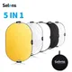 5 in 1 Reflector Multi Disc Photography Studio Photo Oval Collapsible Light Reflector handhold