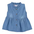 0-24M Summer Toddler Dress Baby Girls Sleeveless Princess Dress Girl Denim Tutu Dresses For Kids