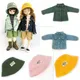 1/6 bjd Puppen Mode Jeans jacke Kleidung Puppe niedlichen Fischer hut Puppe Outfit rosa Jacke für