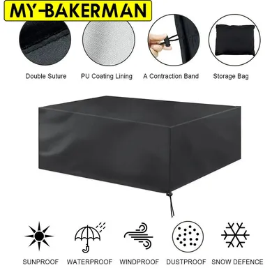 Various Waterproof Outdoor Patio Garden Furniture Covers Rain Snow Chair Covers for Sofa Table Chair Dust Proof Cover With Bag