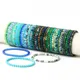 4mm Blue Natural Stone Bead Bracelets for Women Reiki Quartz Crystal Lapis Lazuli Aquamarine