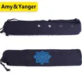 Durable canvas cotton yoga mat tote bag easy loading