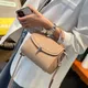 Echtes Leder Frauen Tasche Modische Handtasche für Dame Temperament Crossbody Platz Schulter Tasche