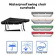 Outdoor Swing Chair Awning Garden Waterproof Swing Canopy Roof Cover Outdoor Swing Chair Hammock