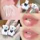 Cute Bear Keychain Lip Balm Lasting Moisturizer Liquid Lipstick Lip Gloss Repair Nourishing Lips