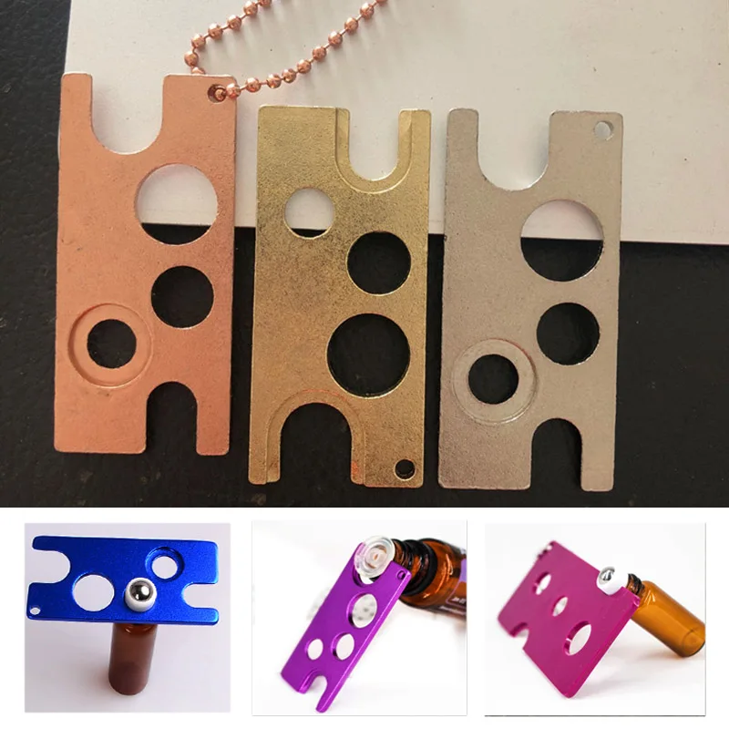 YOMDID Kreative Ätherische Öle Opener Remover für Roller Bälle Und Kappen Flasche Opener Metall Korkenzieher Werkzeug Küche Gadgets Image