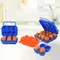 Useful Egg Storage Container Solid Color Egg Box Shockproof Household Supplies Grids Design Eggs