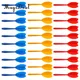 30 Pcs ABS Multicolor Professional Darts Schwanz Durable Welle Flüge Set Combo 70mm Rot Gelb Blau