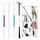 Dressing Stick Aid Adjustable Extended Shoehorn for Socks Shoes Back Problem Shoes Socks Dressing