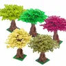 Stadt Baum grünen Busch DIY Bausteine Blume Gras Pflanzen Garten kompatibel Legos DIY Moc Bausteine