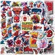 10/50pcs Disney Spiderman Superheld Wunder Aufkleber Avenger Skateboard Gitarre Laptop Gepäck