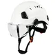 CE Construction Safety Helmet With Goggles For Engineer Visor ABS Hard Hat Vents Industrial Work