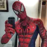 Dreieck Brille klassische Raimi Spiderman Kostüm Spandex 3d gedruckt Halloween Kostüm Cosplay