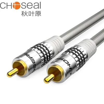 CHOSEAL RCA Digital Audio Koaxialkabel S/PDIF Stecker auf Stecker Koaxial Lautsprecher Kabel für