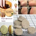 10pcs/lot Anti-Swelling Foot SPA Ginger Foot Soak Effervescent Tablets Treatment for Foot Swelling