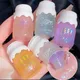 Cute Milk Jar Lipgloss Lip Plumper Oil Colorless Glitter Lipgloss Long Lasting Moisturizing Lipstick