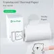 Photo Thermal Paper Translucent Roll Self Adhesive Sticker 56mm PeriPage High Quality Crisp Clear