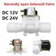 Normally Open 1/2" 3/4" Plastic Solenoid Valve 12V 24V Magnetic Dispenser Water Pneumatic Pressure