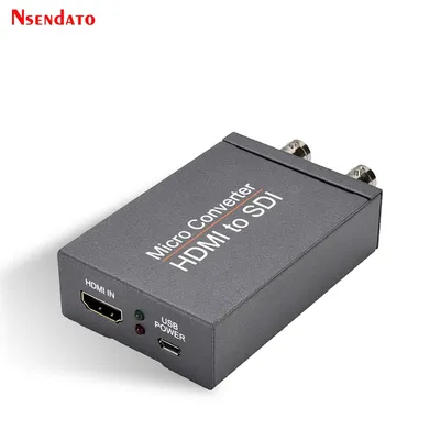 4K HDMI zu SDI mit Power adapter Mini 3G HD SD-SDI Video Micro Converter Adapter mit Audio Auto Image