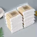 100pcs Per Pack 5 Packs Double-ended Cotton Swabs Baby Cotton Swabs Ear Cleaning Sticks Healthy