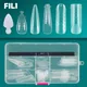 FILI UV Gel Polish Quick Building Nail Extension Kit French Nail Line Socilicone Sticker Tips Full