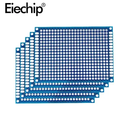 5x7cm Blau Doppel Side Prototyp PCB Board 50x70mm Universal Leiterplatte Protoboard Für arduino