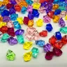 20pcs 25*11mm Acryl unregelmäßigen Stein Schachmann Spielsteine für Brettspiel zubehör 20 Farben