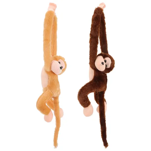 2 Stück hängende Plüsch Affe Stofftier Plüsch Geschenke für Kinder