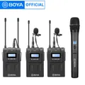 BOYA BY-WM8 Pro Professional Dual-Kanal UHF Wireless Lavalier-mikrofon Revers Mikrofon System für
