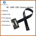 5mp/12mp USB-Kamera modul imx258 cmos 4k 3840x2160 30fps 135 Grad ff Gesichts erkennung mjpeg yuy2