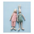 Large Rabbit Cotton Toy Sleep Toys For Infant Cuddly Doll Handmade Linen Fabric Sewing Plushies