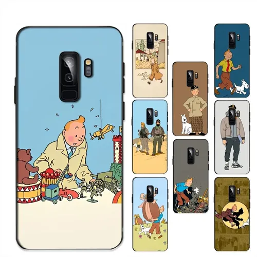 Tintin Handy hülle für Samsung s 9 10 20 21 22 23 30 23plus Lite Ultra Fe S10Lite Fundas